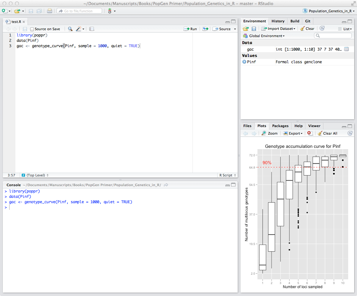 standard deviation in rstudio